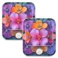 thumbnail image 7 of Yayeee LED Night Lights with Motion Detectors Auto Dusk to Dawn Light Sensors, 2 Pack, Large Purple Flowers, 7 of 7