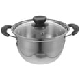 thumbnail image 1 of Stainless Steel Pot With Dual Handle Deep Stainless Steel Saucepan Polished Metal Saucepan, 1 of 8