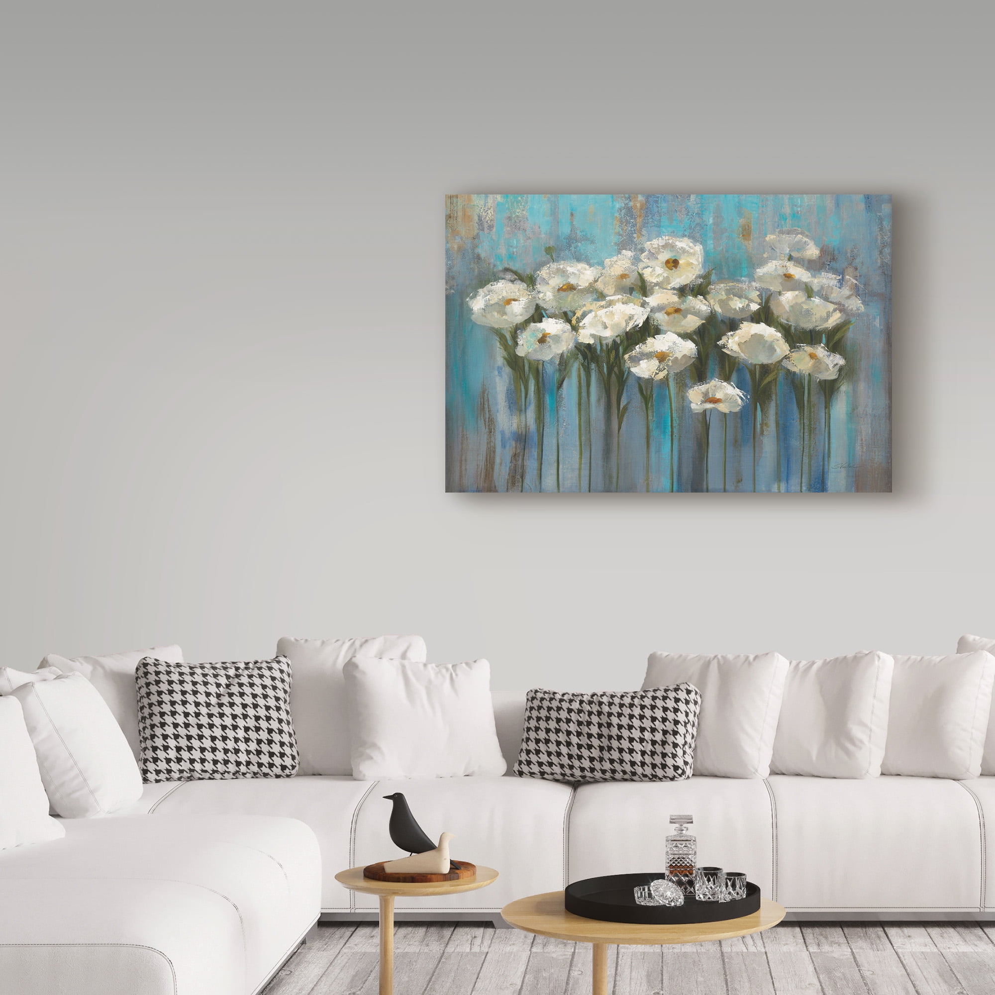 Trademark Fine Art 'Anemones by the Lake' Canvas Art by Silvia Vassileva