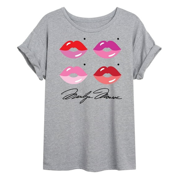 Marilyn Monroe - Pop Culture Icon - Choose Your Lips - Juniors Ideal Flowy Muscle T-Shirt