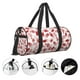 thumbnail image 3 of Fotbe Red Football Bolsa Deportiva de Lona Plegable con Estampado, Bolsa de Gimnasio con Bolsillo Seco/Húmedo, Bolsa de Viaje Ultraligera de Gran Capacidad, 3 of 6