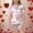 Z2-White, variant on Gyexs Girls Pajamas 2PC Set Valentine's Day Loungewear and Pants Outfits,Brick Red(Big girls)