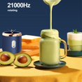 thumbnail image 2 of 6 Blade Portable Blender Fruit Blender Automatic USB Smoothie Blender Ice Crush Cup Blender Mini Electric Blender, 2 of 5
