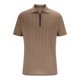 thumbnail image 5 of Blusa de Manga Corta para Hombre Bloque Botones de Color Turndown Collar Superior, Mezcla Transpirable de Rayón Poliéster para Al Aire Libre, 5 of 7
