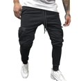 thumbnail image 1 of Pantalones deportivos de fitness de moda para hombres M68, 1 of 2