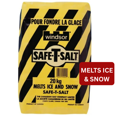 thumbnail image 1 of Windsor Safe-T-Salt Ice Melter, 20 kg Bag – Fast-Acting Rock Salt, Works to -15 °C, Provides Traction for Driveways, Steps & Walkways, 1 of 4