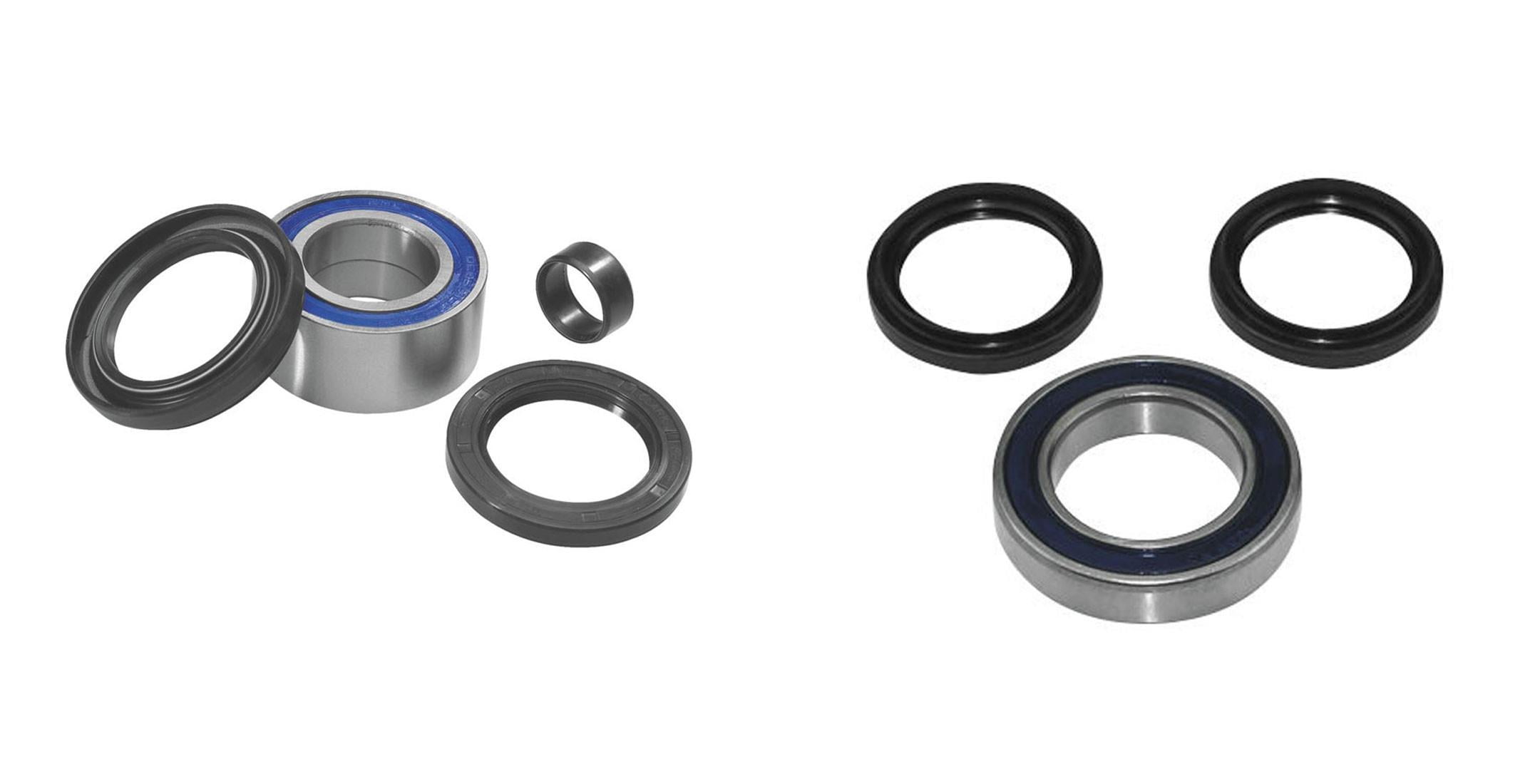QUADBOSS Front and Rear Wheel Bearing Kits for Suzuki LTF250 Ozark