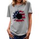 thumbnail image 2 of Gibobby Playera de Manga Corta con Cuello Redondo El Día la Independencia Verano imprimió camisetas manga corta Fashion T Shirt Tops Blose(Plata de plata,XL), 2 of 5