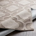 thumbnail image 4 of Mark&Day Wool Rugs, 2x14 Bergerac Modern Taupe Runner Area Rug, Grey Carpet for Hallway, Kitchen, Bedroom or Living Room (2'3" x 14' Runner), 4 of 8