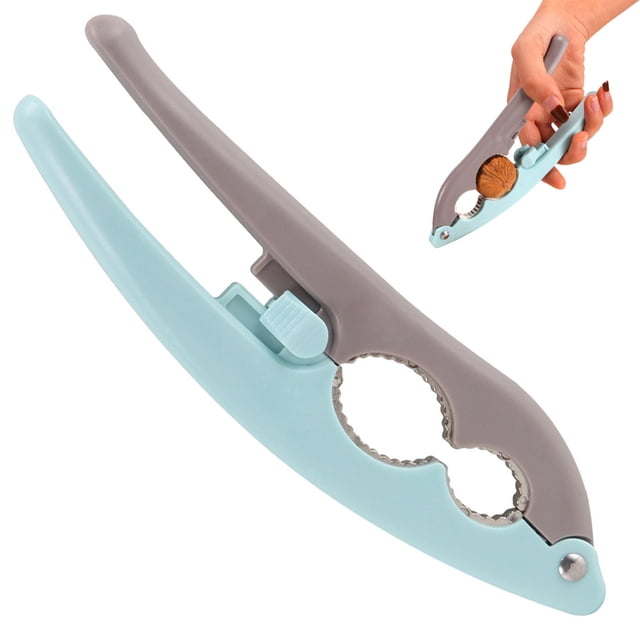 Clip Mango Antideslizante Galleta De Nogal Cocina Cascanueces Desgranadora Clip Herramienta Pinzas De Sujeción Para Razil Nueces Avellanas Almendras
