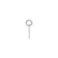 thumbnail image 2 of 14k White Gold Lowercase T Pendant Charm for Women, Script Initial Necklace for Identity, Dainty Fine Jewelry for Layering and Everyday Wear, 2 of 6