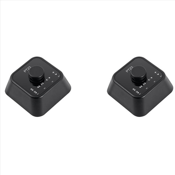 2X InaláMbrico Page Turner Pedal Recargable Interruptor de Pie InaláMbrico para Tablet Smartphone Electronic Music Scores E-Books Negro