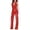 Red, variant on CAIXIA Overalls For Women Sparkly Sequin Jumpsuit Halter Neck Backless Sequin Overalls Glitter Pants,Blue
