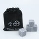thumbnail image 5 of Piedras para Whisky, Cubos de Esteatita Refrescantes Naturales, Estuche de Terciopelo, Solución para Enfriar Bebidas, Idea de Regalo para Camareros, Diseño Ecológico y Reutilizable., 5 of 5