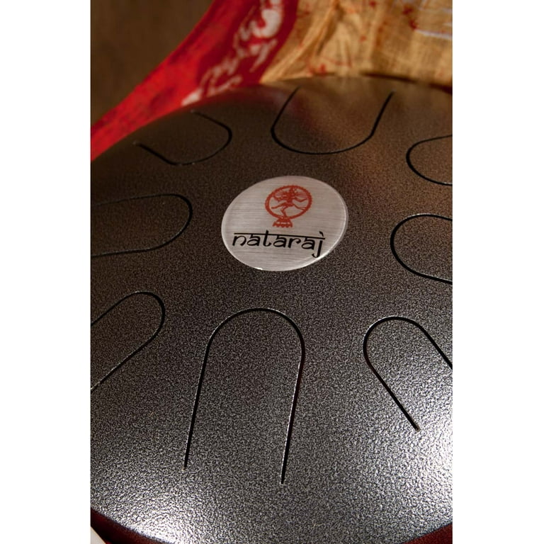 Natraj 8 NOTE STEEL TONGUE DRUM AKEBONO TUNING ANTIQUE SILVER