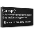 thumbnail image 2 of Spa Definition By Anna Quach, 32" x 13" Fine Art Giclee Print on Gallery Wrap Canvas, Ready to Hang, 2 of 2