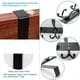 thumbnail image 5 of Perchero para puerta, gancho de acero inoxidable para colgar sobre la puerta, gancho para puerta de dormitorio, baño, cocina (negro, 15 ganchos, 4,5 cm), 5 of 5