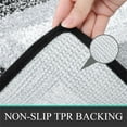 thumbnail image 5 of Ileading 2 Piece Bath Rug Set Microfiber Washable Non Slip Bathroom Rug and Mat Set, Black, 5 of 8