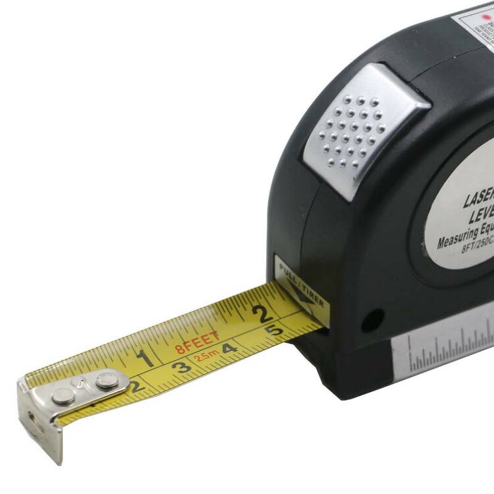 Leepesx 4in1 Multipurpose Measuring Instrument Spirit Level with Metric Rulers and Measure Tape 