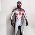 thumbnail image 1 of Disfraz de Cosplay de Miles Morales Spiderman para niños y adultos, traje Zentai de superhéroe para Halloween, PS5 Fivean unisex, 1 of 2