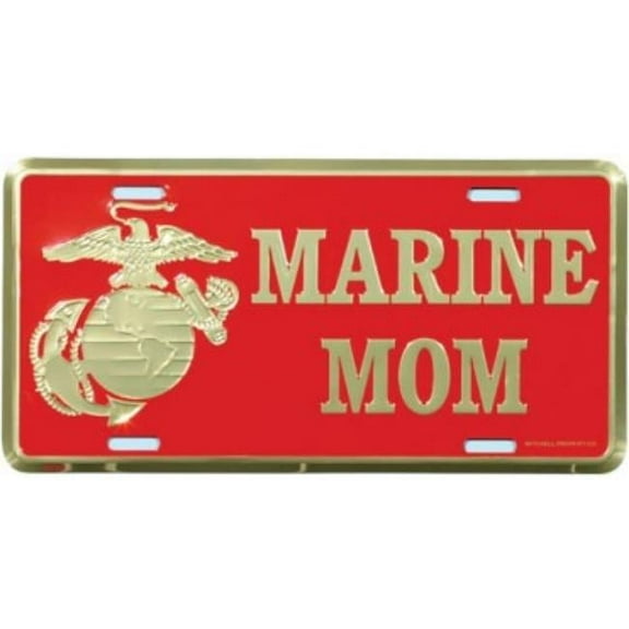U.S. Marine Mom License Plate