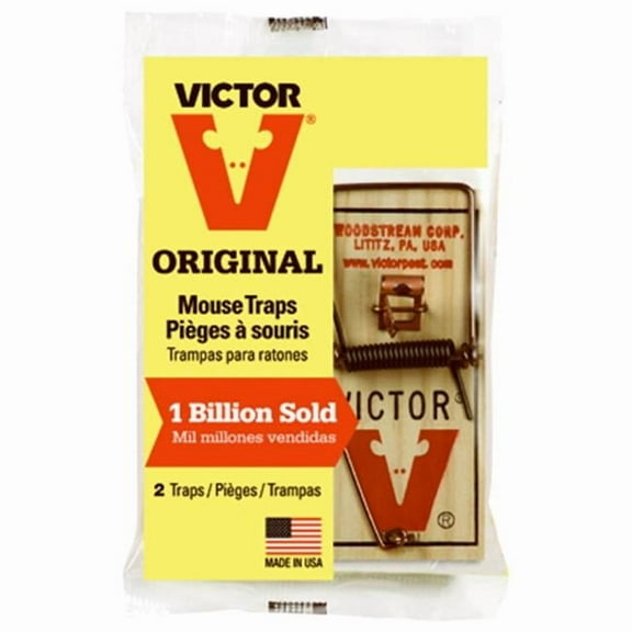 Woodstream M150 Metal Pedal Mouse Trap- 2 Pack - Pack Of 36