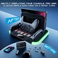 thumbnail image 4 of Switch 2 Charging Dock Station, Switch 2 Controller Charger for Switch 2 Pro Controller and Joy Cons,with RGB,Heat Dissipation,Game Card Slot*6,Fast-Magnetic Charging Station Storage Organizer, 4 of 7