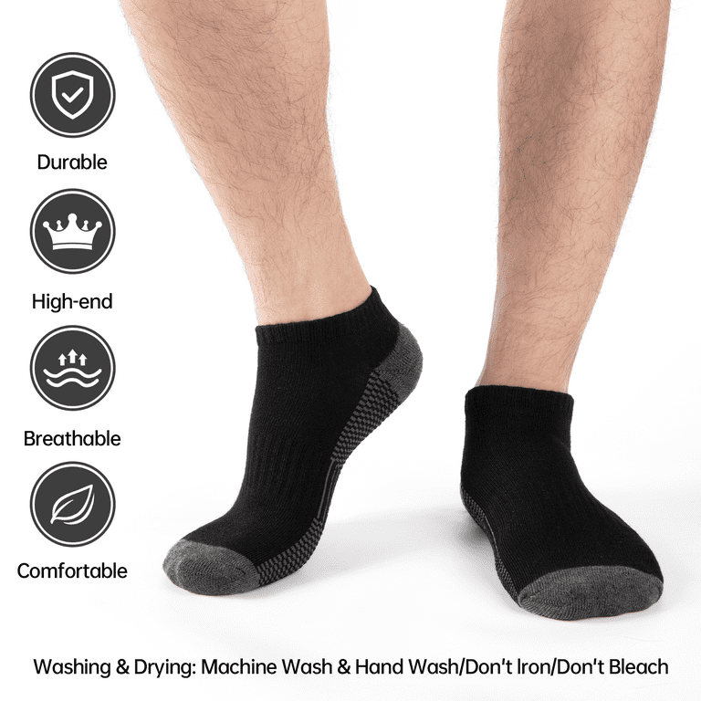 Cooplus Men's Athletic Ankle Socks 10-Pack photo 2