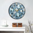thumbnail image 2 of Yayeee Wall Clock Battery Operated 9.5" Silent Quartz Non-Ticking for Living Room Decor, Easter Eggs, 2 of 8