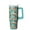 Greenish-blue, variant on 30oz Santa Claus Christmas Tumbler with Lid and Straw Stainless Steel Insulated Cup Holiday Gifts for Travel
