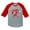 Red, variant on Tstars Boys Unisex Valentine's Day Cool Shirts for Kids Love Dabbing Heart Love Dab Valentine's Day Gift Idea for Boy 3-4 Sleeve Baseball Raglan Toddler Shirt