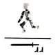 thumbnail image 1 of Titan 13 Action Figure,Stikbot Toys with Weapon Accessories, T13 Action Figure Robot,3D Printed Action Figures Toys, Toys Not To Be Missed By Enthusiasts (White), 1 of 3