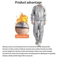 thumbnail image 7 of PVC Plastic Sauna Suit Exercise Gym Outfit Boosts Metabolism Fat Burn During Workouts Men Women, 7 of 7