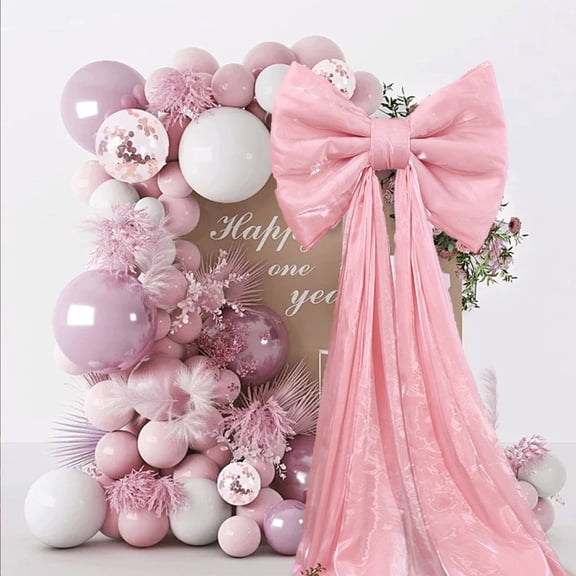 Valentine Day Tree Decorations, Pink Big Bow Decorations for Room Bow Room Decor, Valentines Ornaments for Tree, Gift Bows Valentine Door Decorations(1pc)