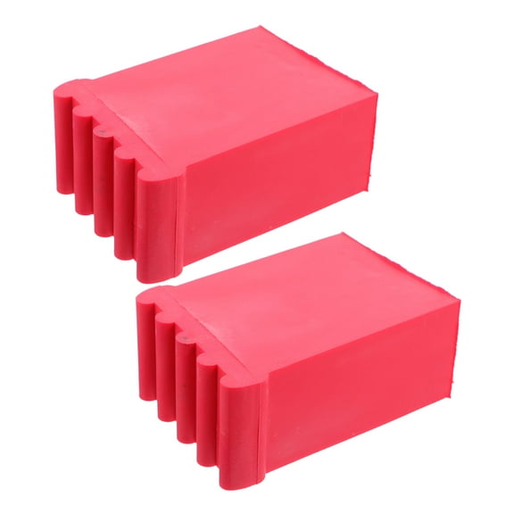 Masteelf 2pcs Ladder Cushion Pads Non-Slip Rubber Feet For Ladders Ladder Foot Covers Easy To Install For Household Worksite And Storage Insulated Ladder Accessories
