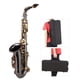thumbnail image 2 of Saxofón Alto Muslady en Latón Dorado con Recubrimiento de Níquel Negro, Grabado Detallado, Teclas de Mica, Incluye Estuche Portátil, Paño de Limpieza, Cepillo y Correa para Saxofón, Ideal para, 2 of 7