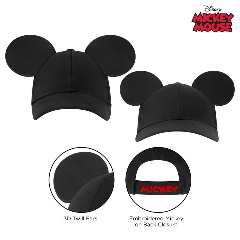 Disney Mickey Mouse Ears Hat, Set of 2 for Daddy and Me, Matching Adult and  Toddler Baseball Cap, Boys Size 2-4 Or 4-7 