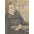 thumbnail image 2 of Richard Nicolaüs Roland Holst 18x24 Black Ornate Framed Double Matted Museum Art Print Titled: Henriette Van Der Schalk in a Garden in Noordwijk (1893), 2 of 5