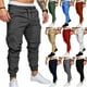 thumbnail image 4 of Pantalones de chándal ajustados para hombre, ropa deportiva informal a la moda, estilo Hip Hop, para gimnasio, novedad de 2023, 4 of 5