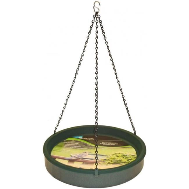 Erva BA3G Hanging Bird Bath, Green