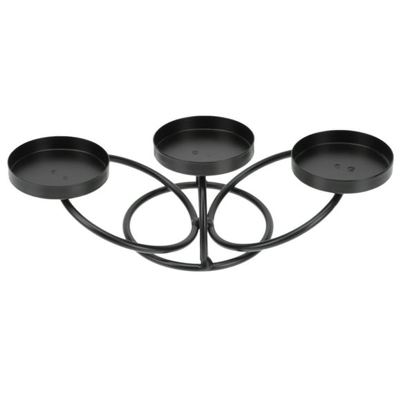 1pc Artistic Decorative Iron Work Candle Holder for Home Party Decoration