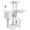 Beige, variant on 37.4" Cactus Cat Tree Tower with Twin Cat Condos for Indoor Cats, All-in-One Activity Center with Cat Scratching Post Cozy Sleeping Perch Hammock and Toy Balls,Green