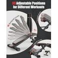thumbnail image 4 of Adjustable/Foldable Weight Bench, 660LBS Home Gym Workout Bench Lifting Sit-up Exercise Bench for Bench Press, 4 of 14