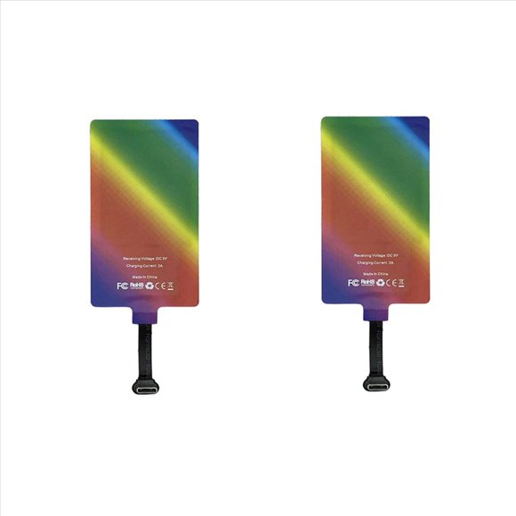 2X Módulo Receptor de Carga Inalámbrica de 10W 5V 2A Puerto Universal para Android Qtandard (Tipo-C)