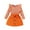 Orange, variant on Staki Toddler Girls Dresses Long Sleeve A-Line Swing Christmas Dress for Xmas Baby Girl Dresses(Brown,12-18 Months)
