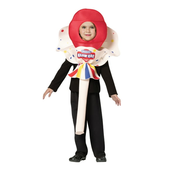 Rasta Imposta Charms Blow Pop Cherry Halloween Costume, Multicolor, Child Size 4-6, R1245-46