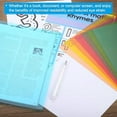Dyslexia Reading Aid Visual Stress PATIKIL A4 Size Guided Reading Sheet, 4pcs Correction Lighting Gel Filter Colored Overlay Transparent Color Film Color Gels For Lighting