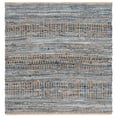 thumbnail image 2 of SAFAVIEH Cape Cod Gladwyn Geometric Area Rug, Natural/Blue, 5' x 5' Square, 2 of 10