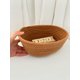 thumbnail image 4 of 1pc Handmade Thick Rope Woven Oval Shaped Desktop Sundries Storage Basket, Multicolor, 4 of 4