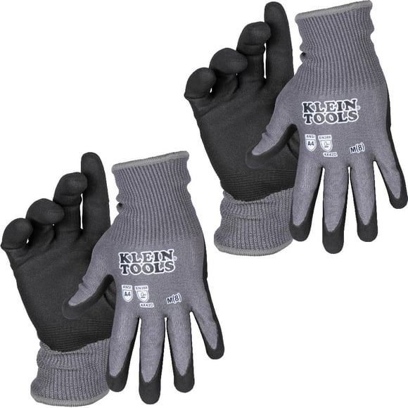 Guantes de trabajo Klein Tools 60588, tejidos por inmersión, resistentes a cortes
